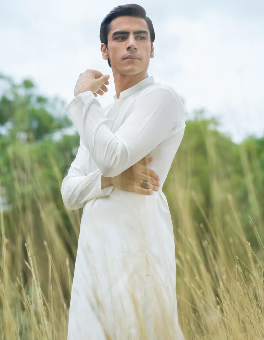WHITE KURTA | JJK-S-US-90350/S21/JJ6874-SF - Image 5
