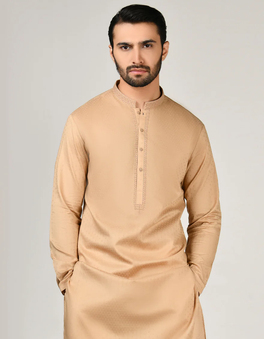 BROWN KURTA | JJK-US-04-32855 - Image 2