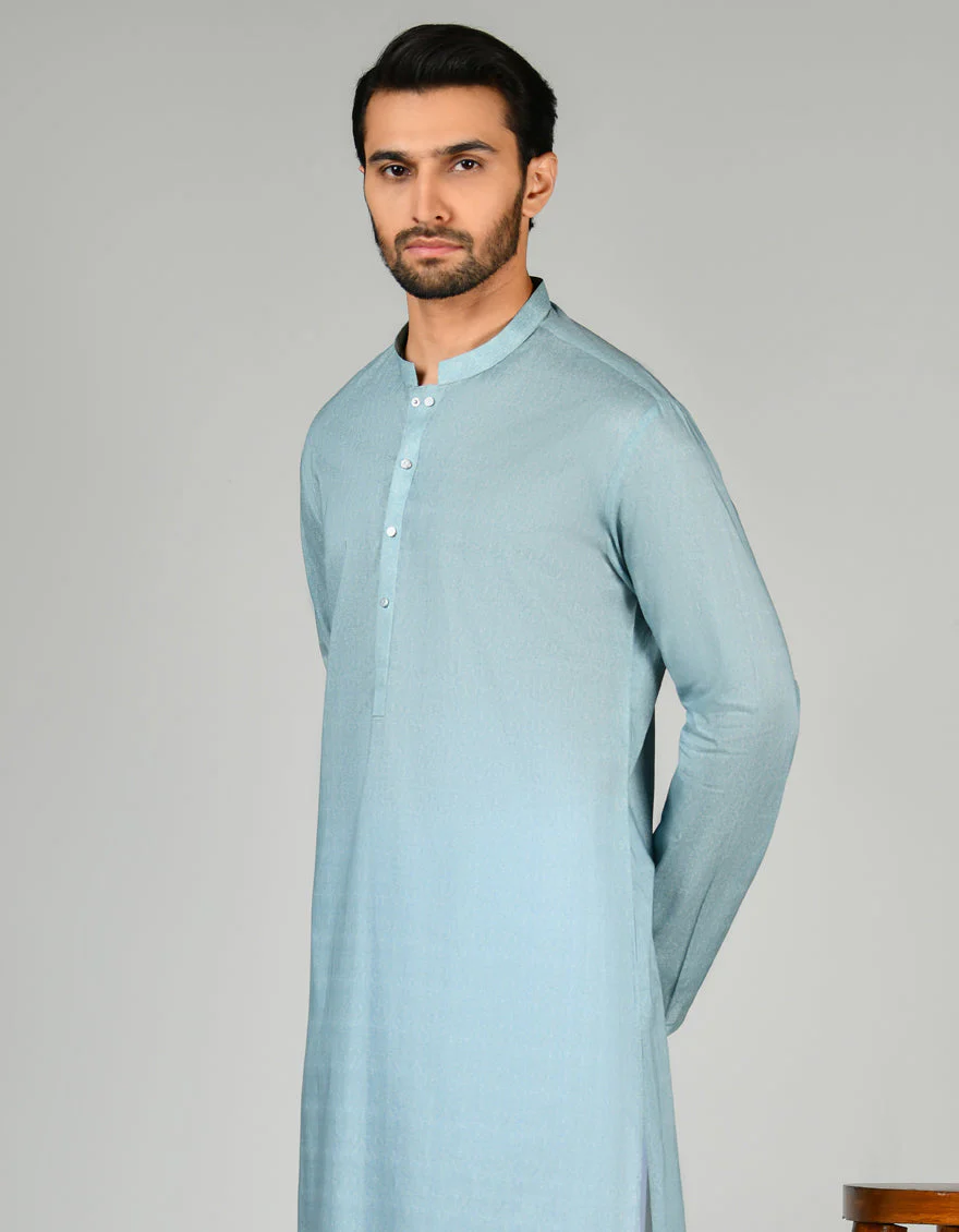 BLUE KURTA | JJK-US-24-32878 - Image 3