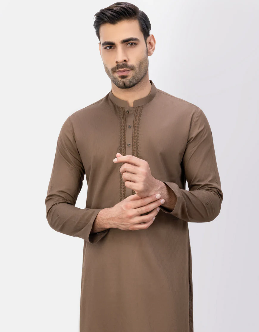 BROWN KURTA | JJK-US-04-34439 - Image 2