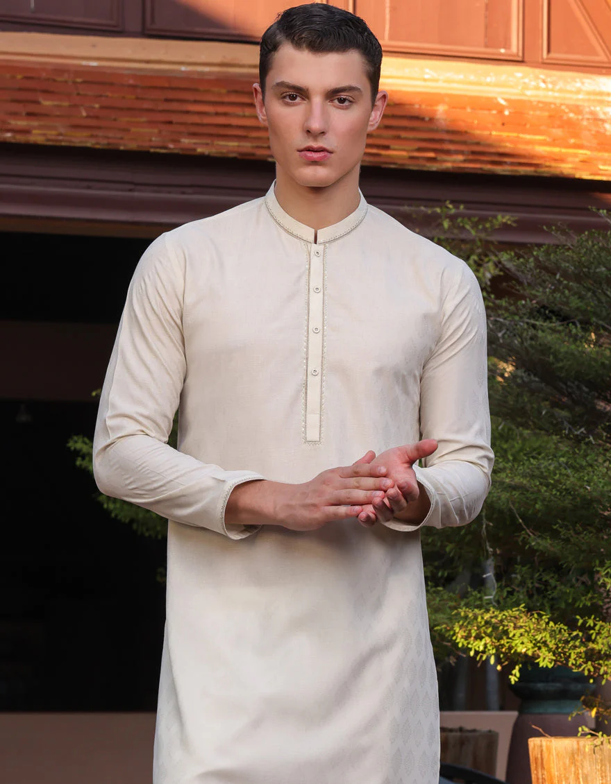 IVORY KURTA | JJK-US-24-34502 - Image 3