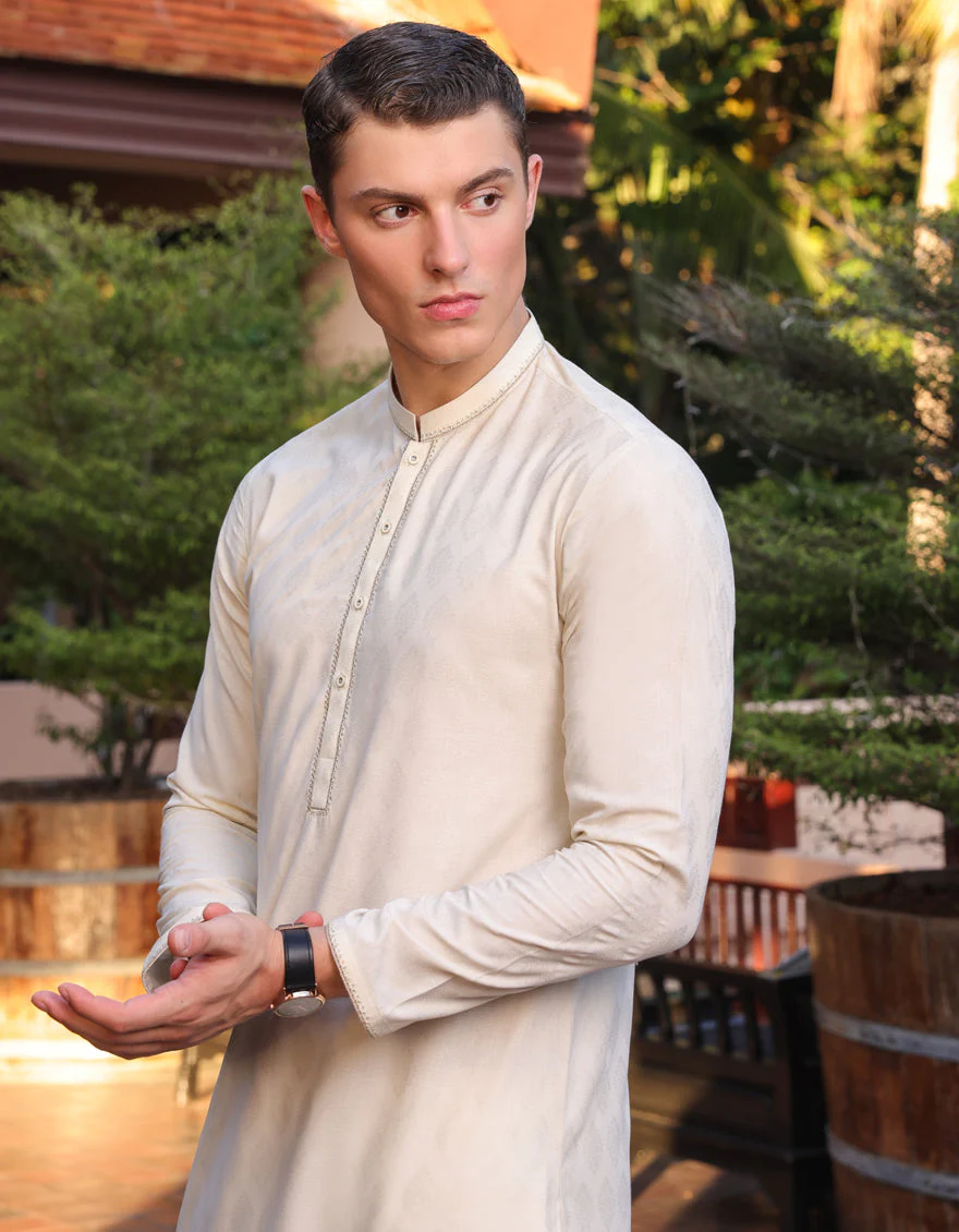 IVORY KURTA | JJK-US-24-34502 - Image 4