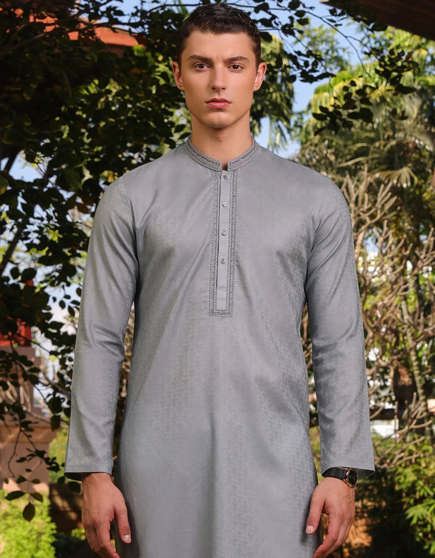 GREEN KURTA | JJK-US-24-34516 - Image 4