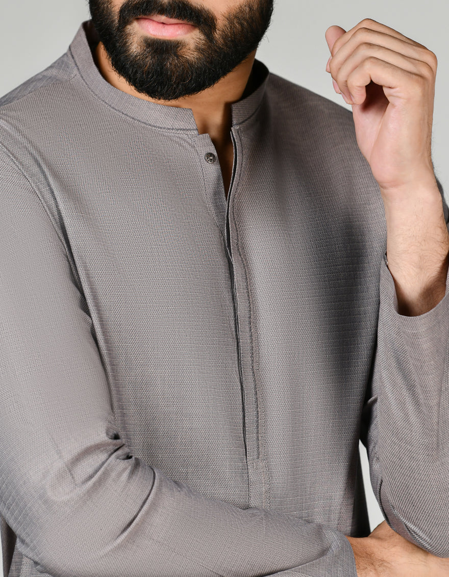 BROWN KURTA | JJK-US-24-34586 - Image 2
