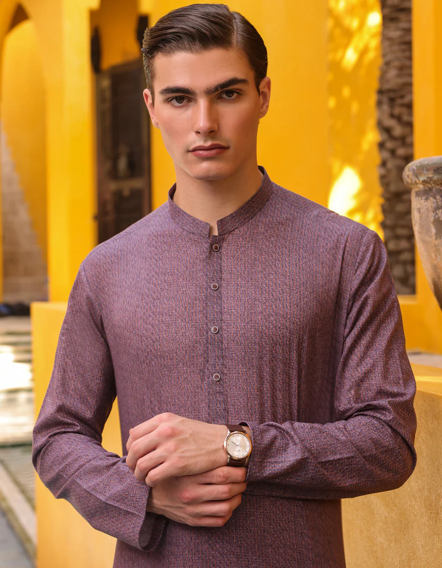 PURPLE KURTA | JJK-US-24-34615 - Image 3