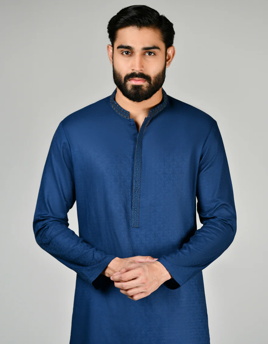 BLUE KURTA | JJK-US-04-37771 - Image 3