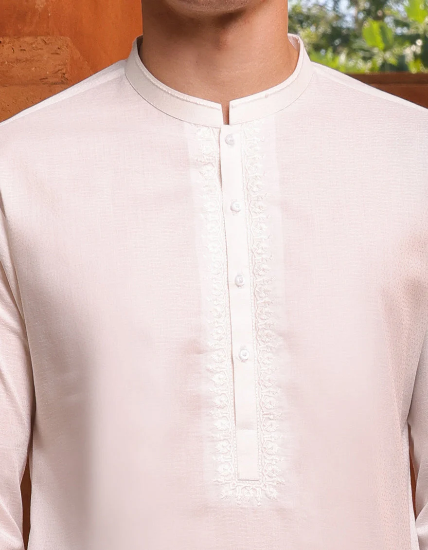 WHITE KURTA | JJK-US-24-37775 - Image 2