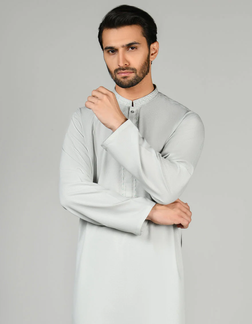 WHITE KURTA | JJK-US-24-37778 - Image 2
