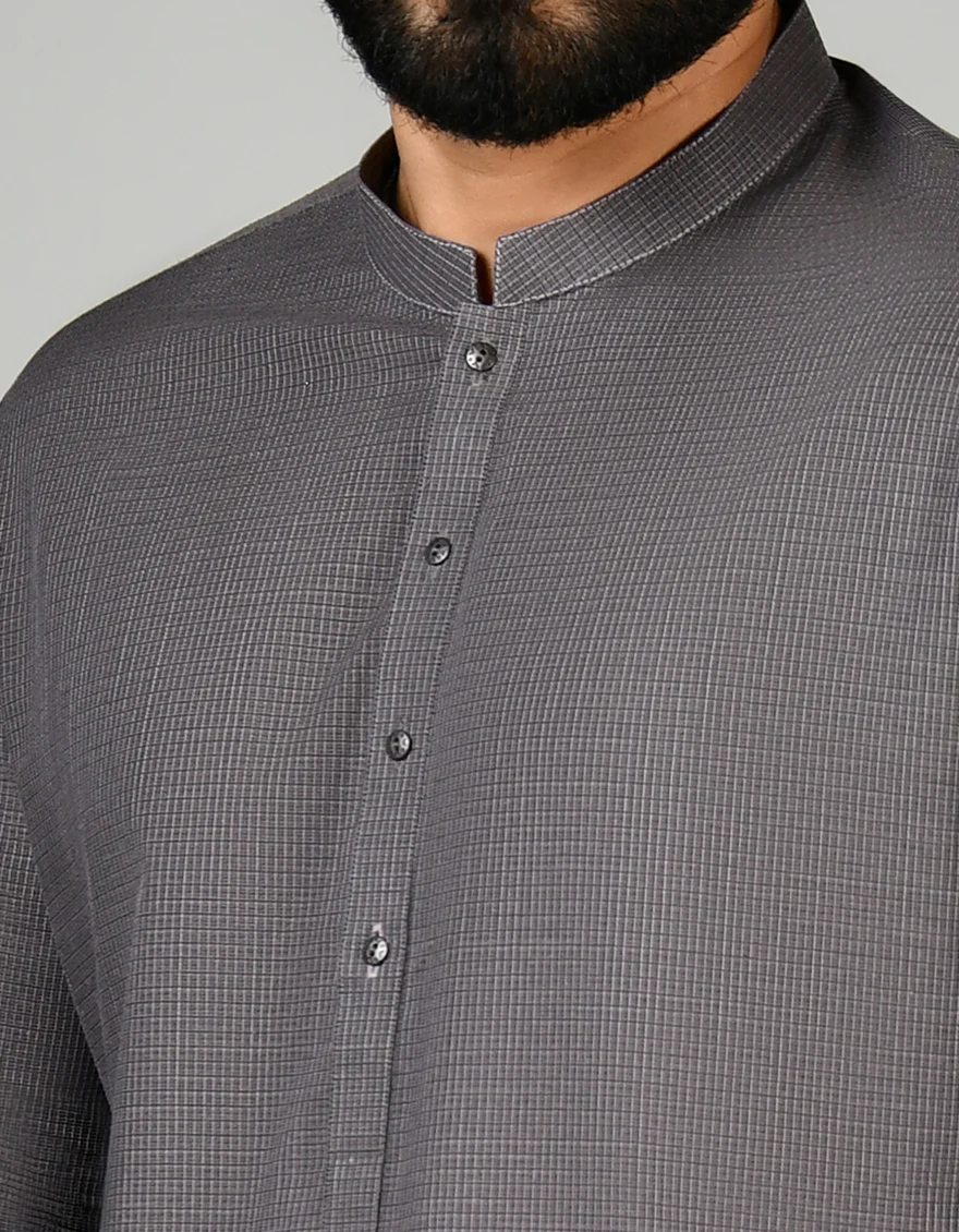 GREY KURTA | JJK-US-04-37803 - Image 2