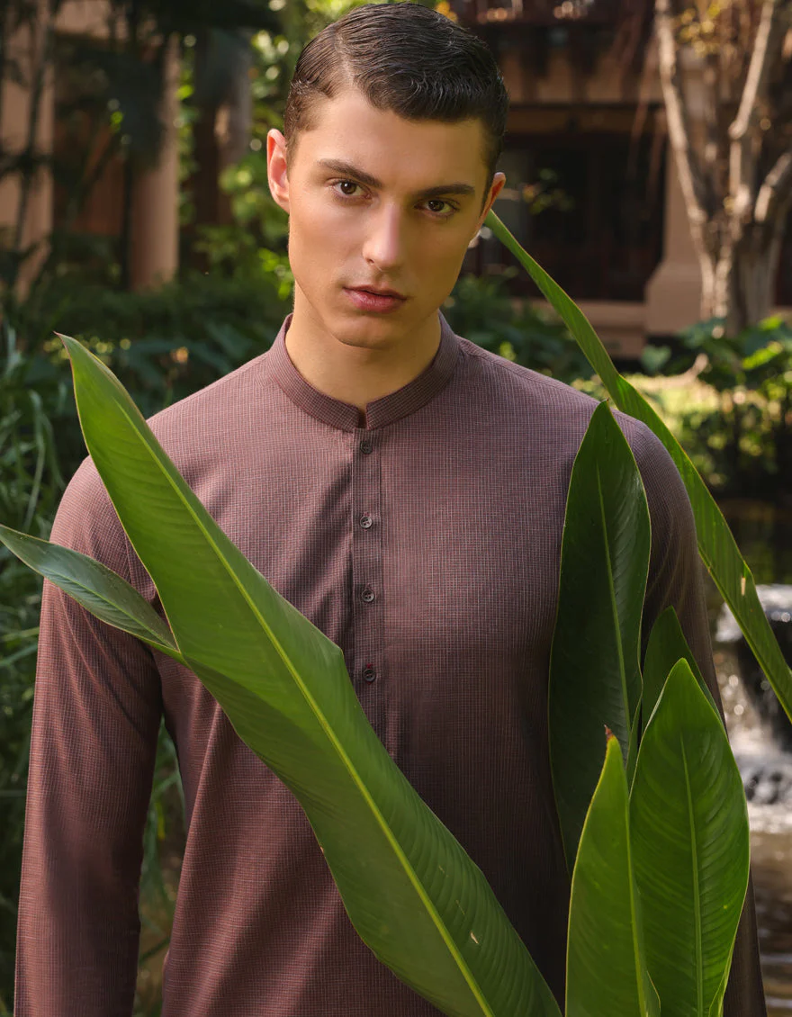 BROWN KURTA | JJK-US-04-37804 - Image 3