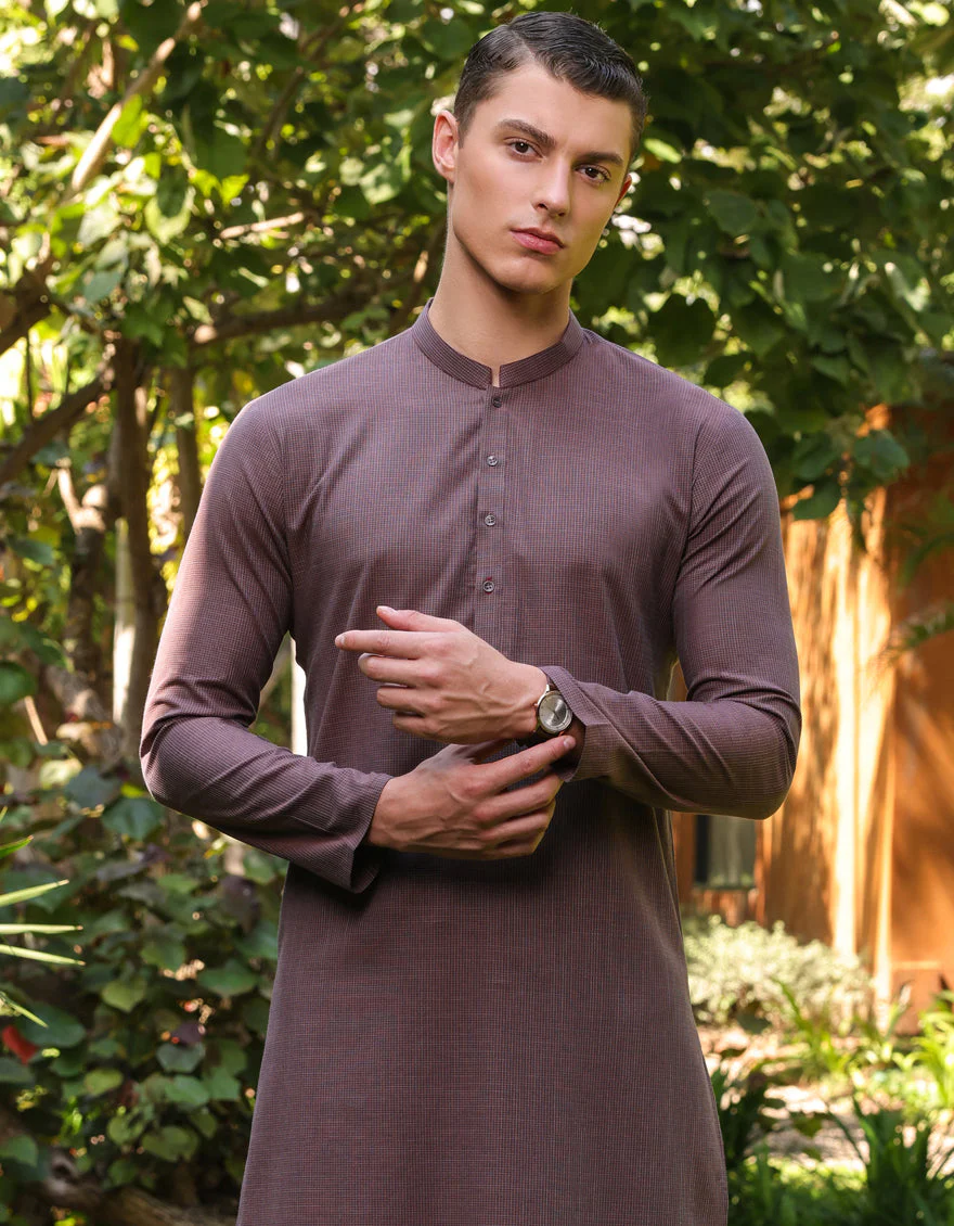 BROWN KURTA | JJK-US-04-37804 - Image 4