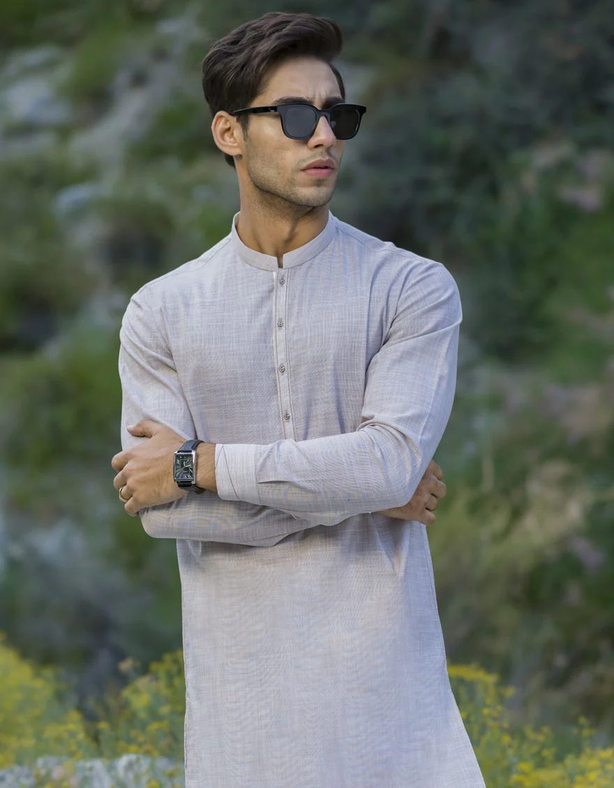 BEIGE KURTA | JJK-W-US-32507/W21/JJ7147-PN - Image 4