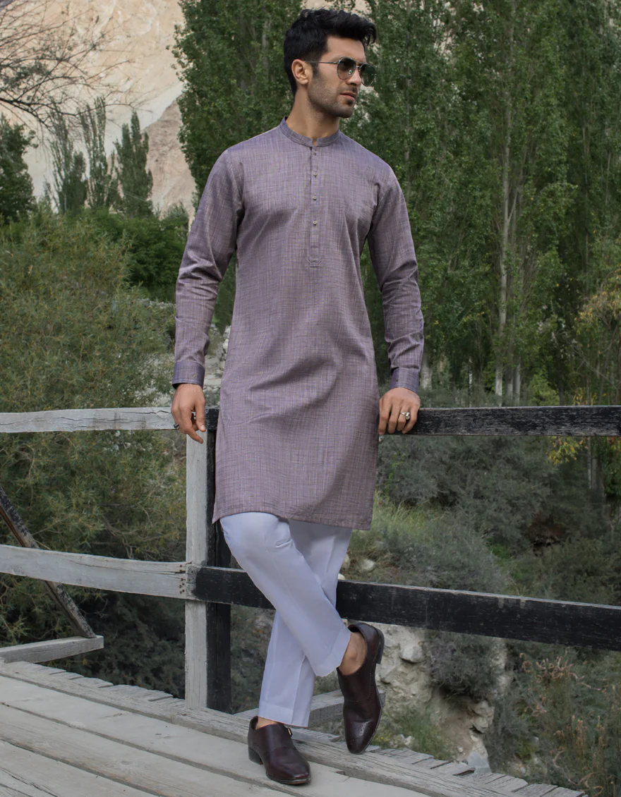 LIGHT BROWN KURTA | JJK-W-US-32508/W21/JJ7147-PN - Image 3