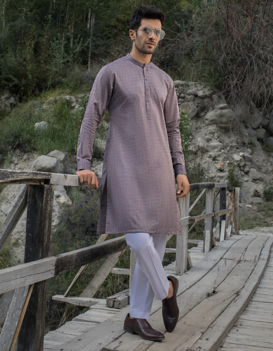 LIGHT BROWN KURTA | JJK-W-US-32508/W21/JJ7147-PN - Image 5