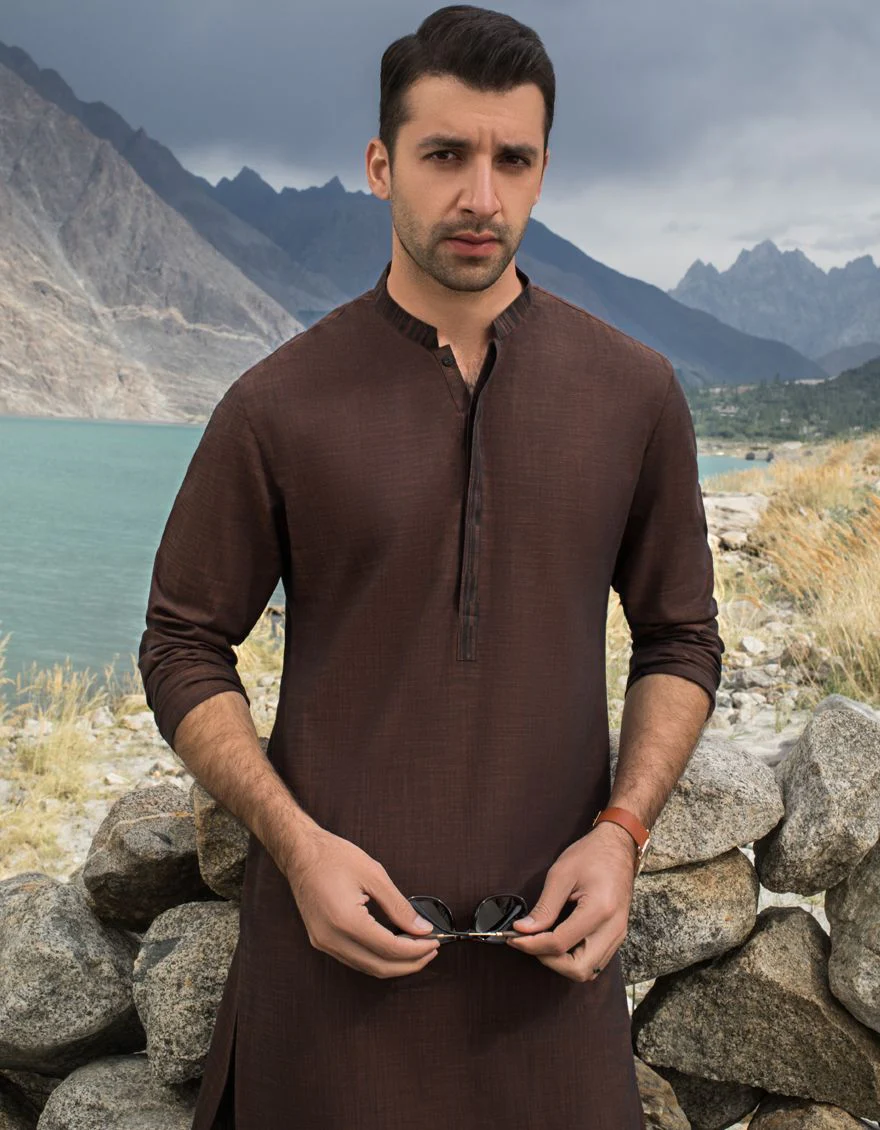 RUST KURTA | JJK-W-US-37553/W21/JJ7148-PN - Image 5