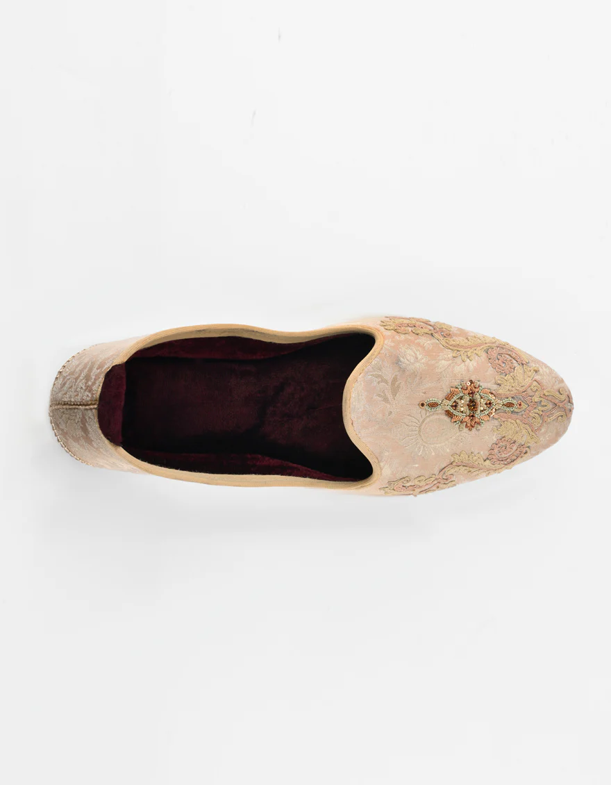 PEACH BLENDED KHUSSA | JJKH-US-548/S23/JJ8864-FL - Image 2