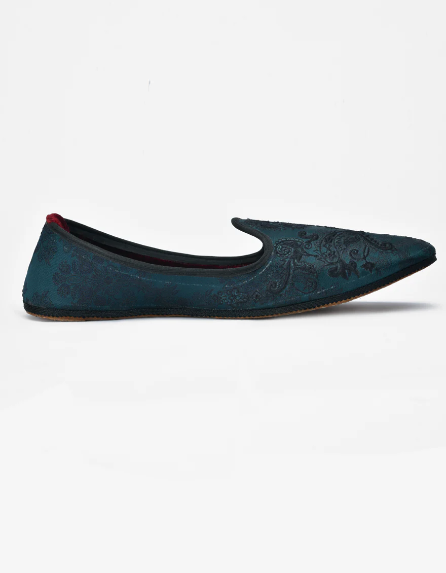 EMERALD GREEN KHUSSA | JJKH-US-554/S23/JJ8854-FL - Image 2