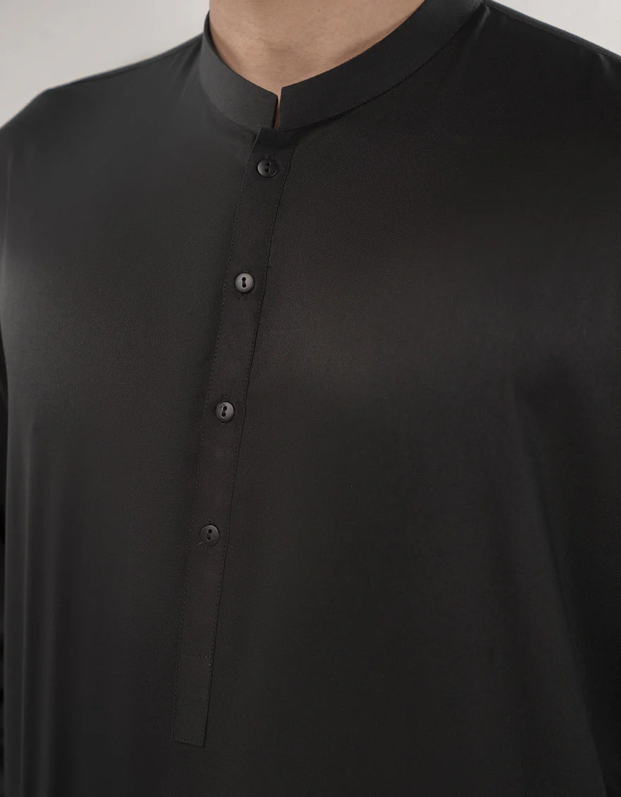 BLACK BLENDED KURTA TROUSERS | JJKP-A-30778-R37-AP/S24/JJ9664-PN - Image 3