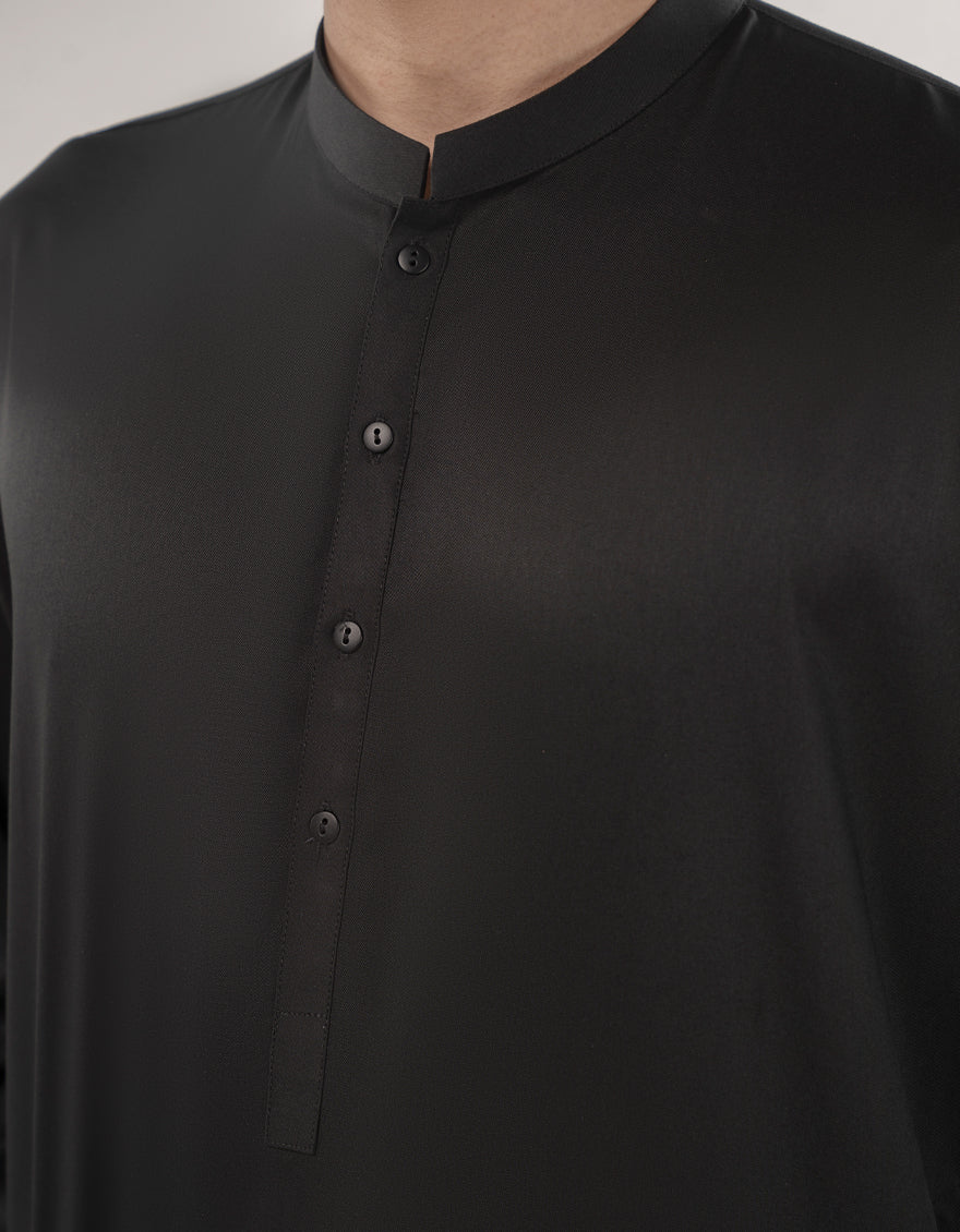 BLACK BLENDED KURTA TROUSERS | JJKP-A-30778-R38-AP/S25/JJ9364-PN - Image 4