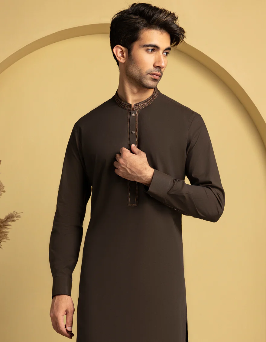 GREEN COTTON KURTA TROUSERS | JJKP-A-33351/S25/JJ9754-SF - Image 2