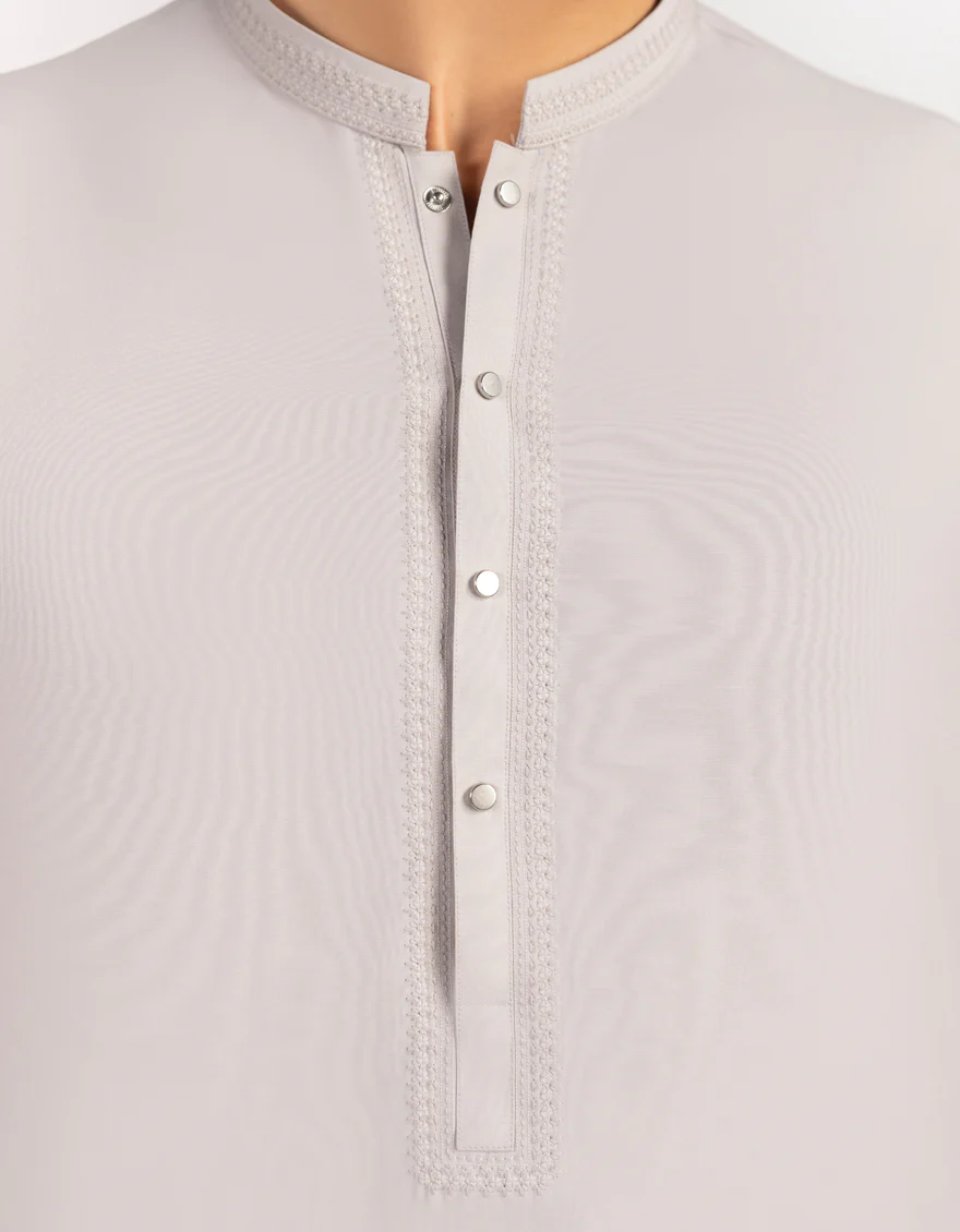 LIGHT PURPLE BLENDED KURTA TROUSERS | JJKP-A-33570/S25/JJ9826-SF - Image 3