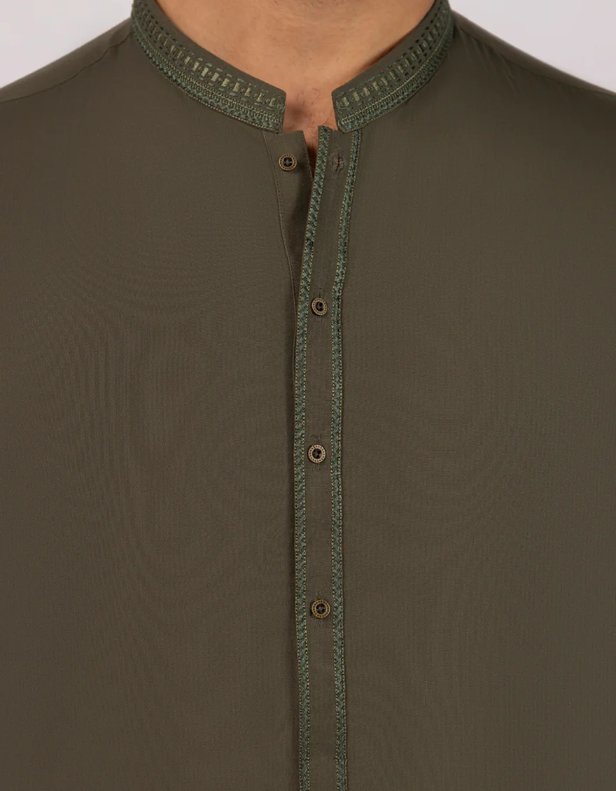GREEN KURTA TROUSERS | JJKP-A-33719/S25/JJ9941-FL - Image 3