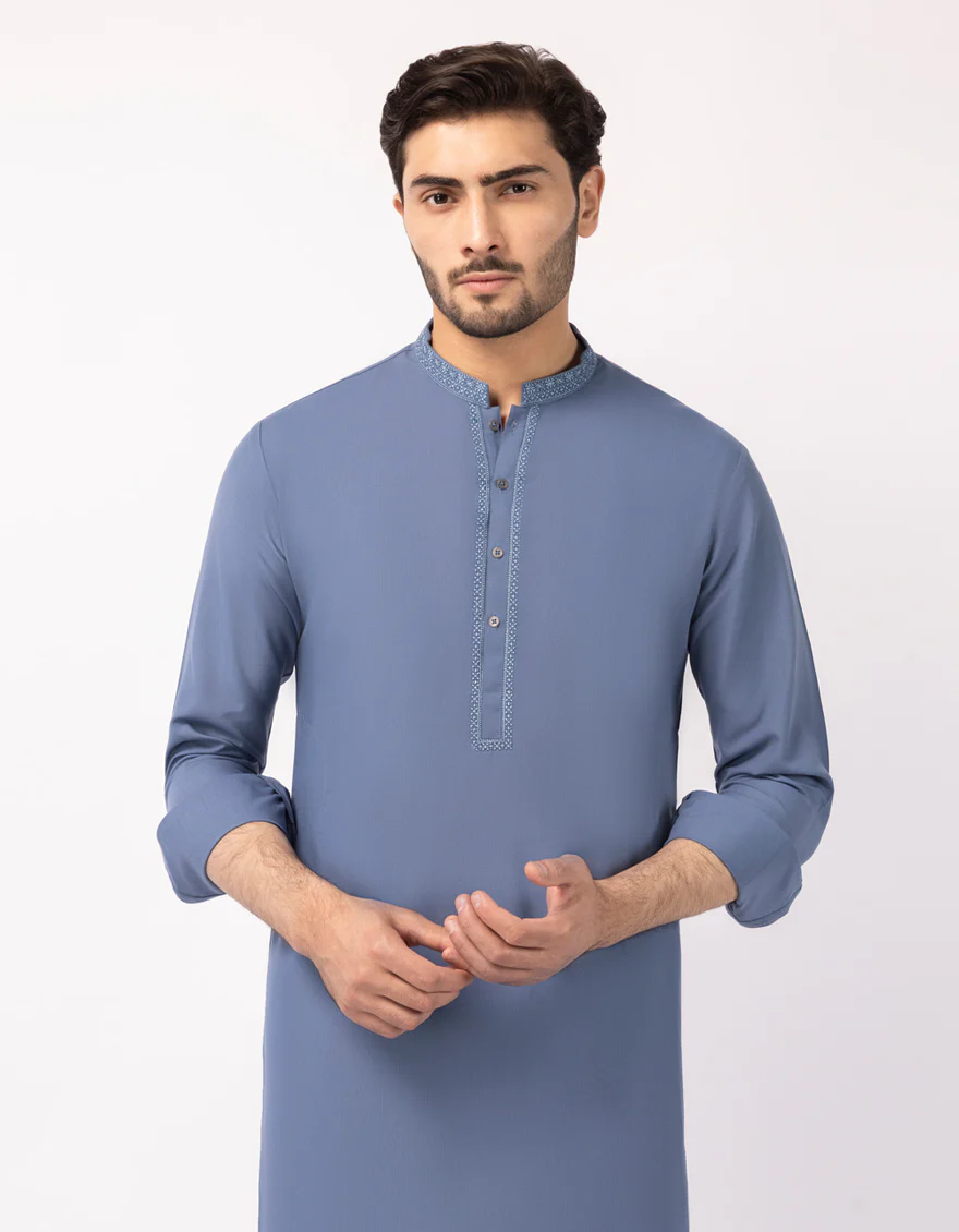 BLUE KURTA TROUSERS | JJKP-A-33729/S25/JJ9944-SF - Image 2