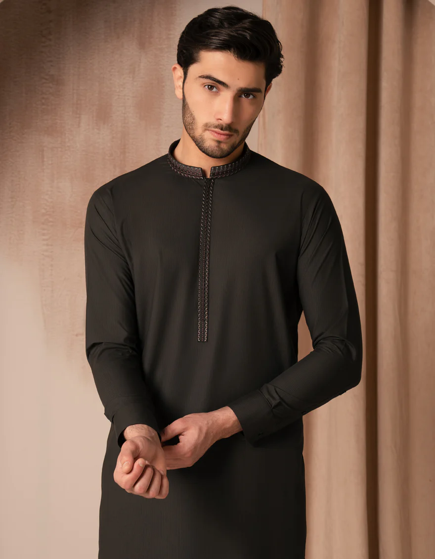 GREY KURTA TROUSERS | JJKP-A-47516/S25/JJ9570-SF - Image 2