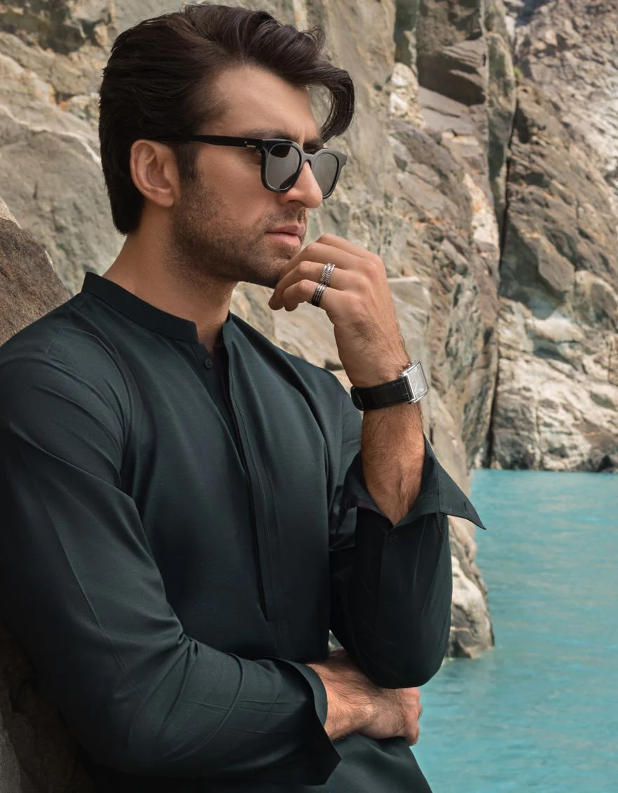 CRICKET GREEN KURTA TROUSERS | JJKP-A-US-40089-R1/W21/JJ7408-CL - Image 3