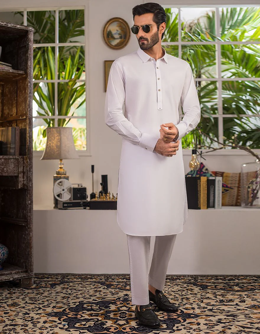 WHITE KURTA TROUSERS | JJKP-A-US-42219/S21/JJ6889-CL - Image 5