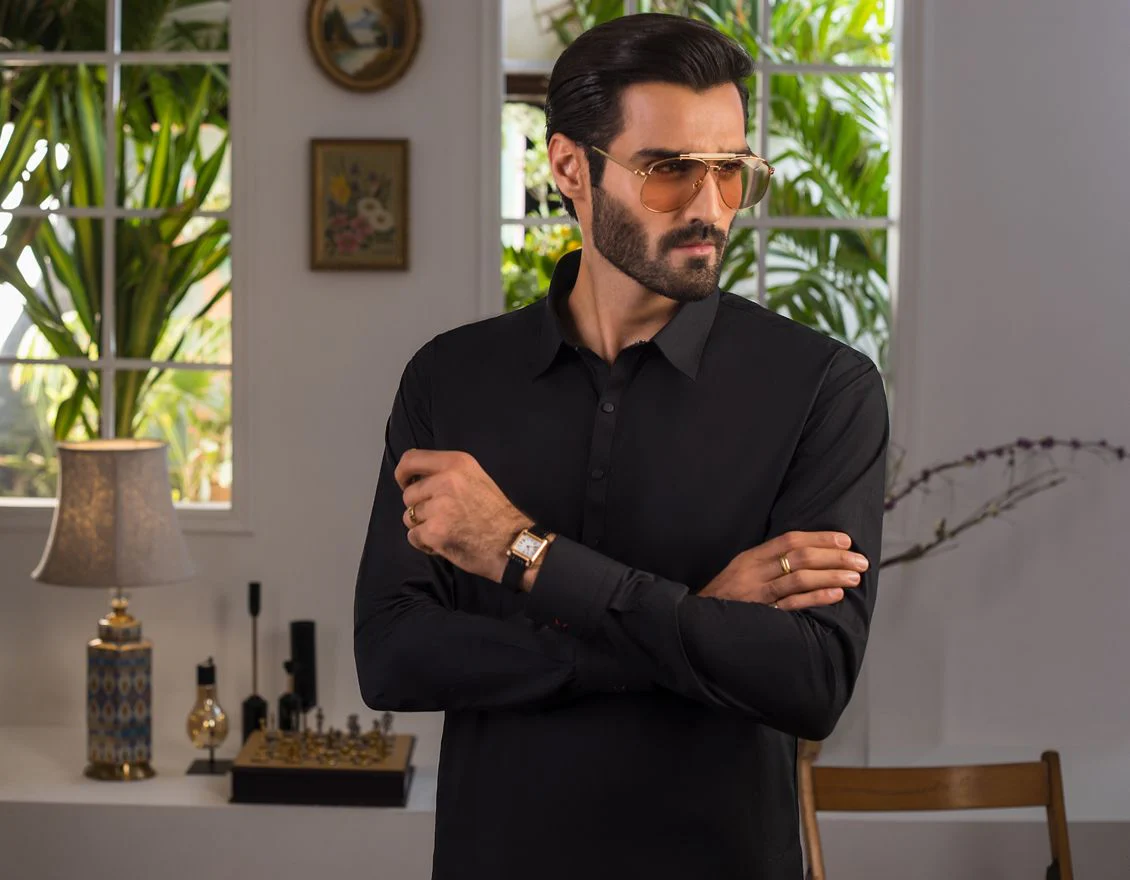 BLACK KURTA TROUSERS | JJKP-A-US-42220/S21/JJ7291-EX - Image 3