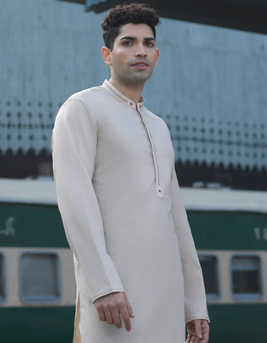 TEA PINK COTTON KURTA TROUSERS | JJKP-S-US-32552/S22/JJ7320-CL - Image 3