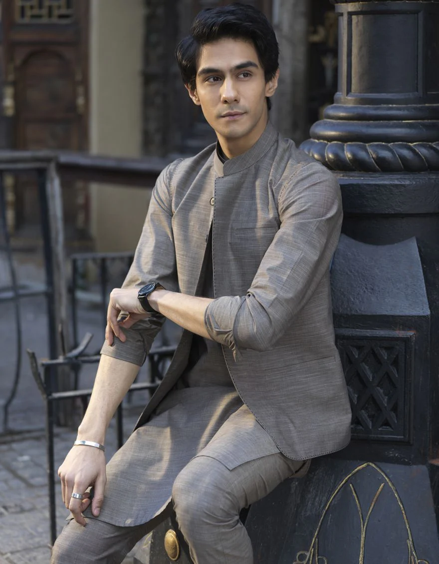 MUD BROWN KURTA TROUSERS | JJKP-S-US-40241/S22/JJ7662-PN - Image 6