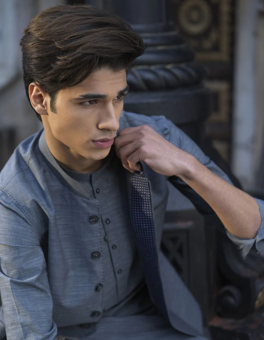DARK GREY KURTA TROUSERS | JJKP-S-US-40242/S22/JJ7662-PN - Image 3