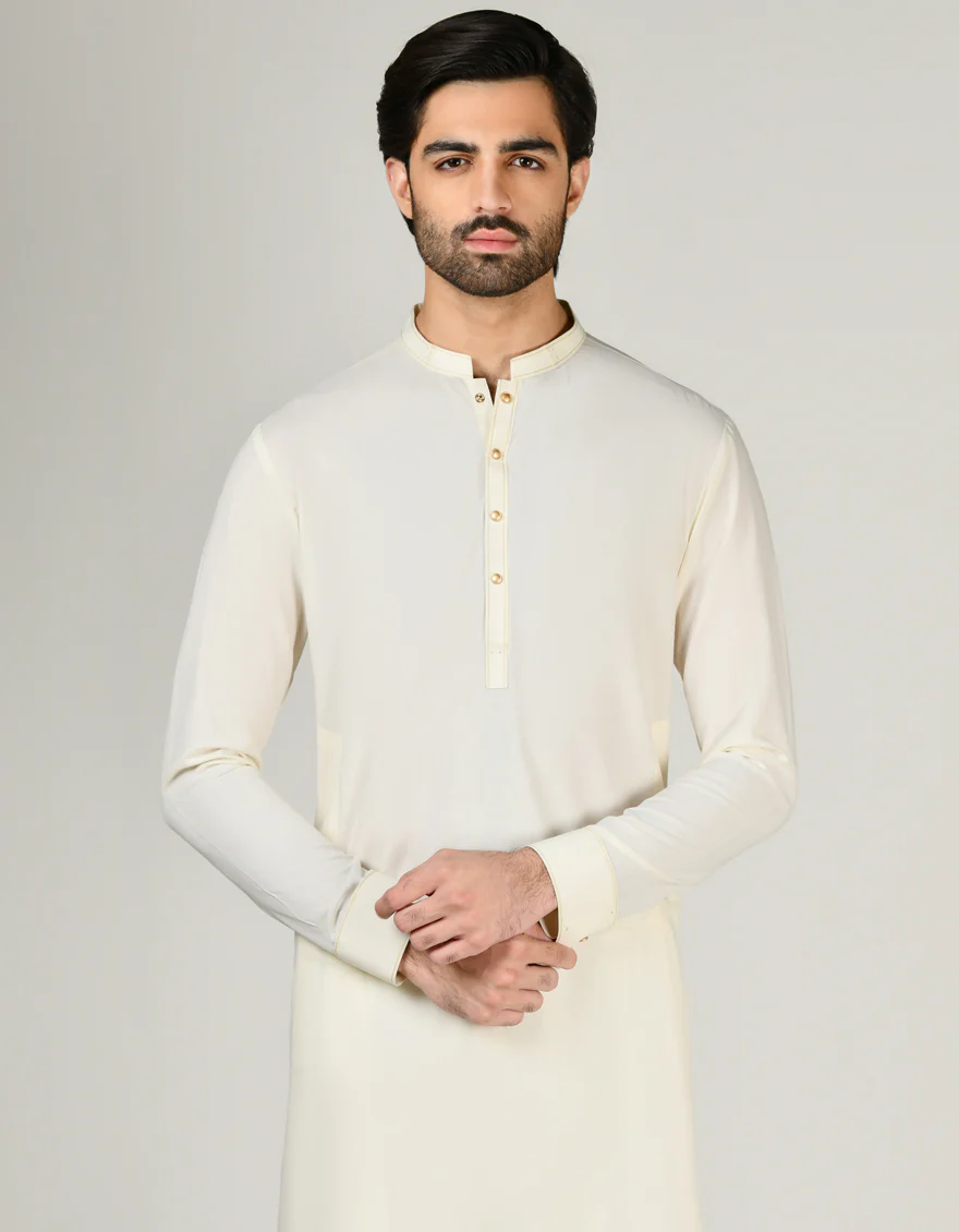 WHITE KAMEEZ SHALWAR | JJKS-A-32996/S24/JJ9361-CL - Image 2