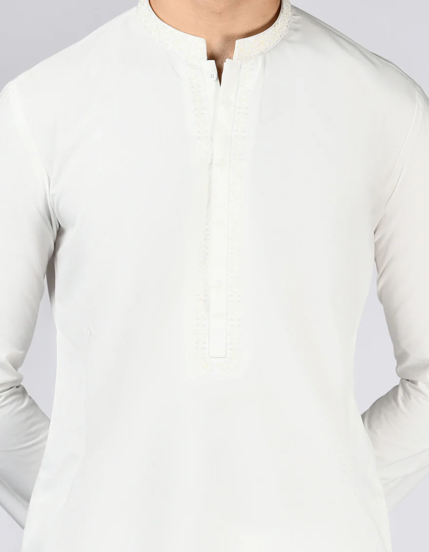 OFF WHITE KAMEEZ SHALWAR | JJKS-A-33047/S24/JJ9569-SF - Image 3