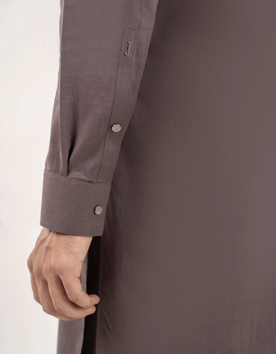 BROWN BLENDED KAMEEZ SHALWAR | JJKS-A-33174/S24/JJ9677-SF - Image 3