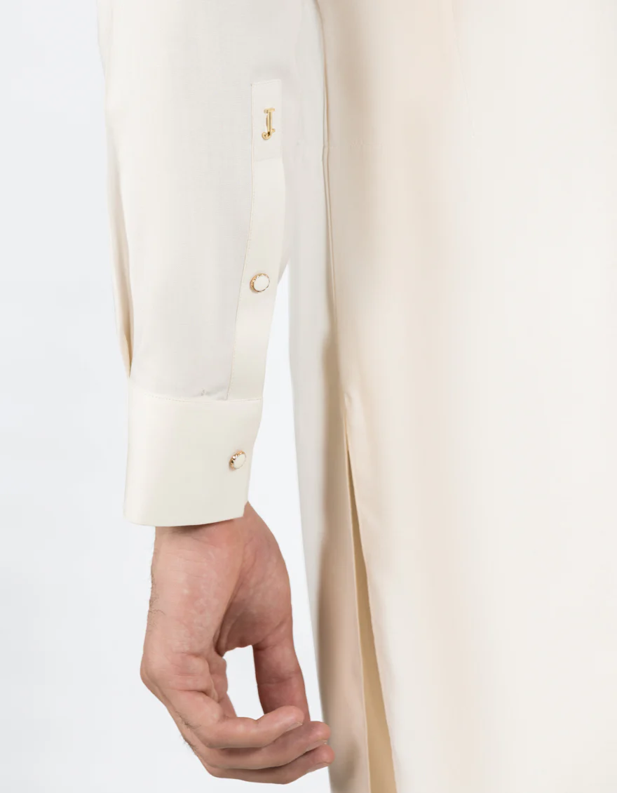 CREAM BLENDED KAMEEZ SHALWAR | JJKS-A-33469/S25/JJ9823-CL - Image 4
