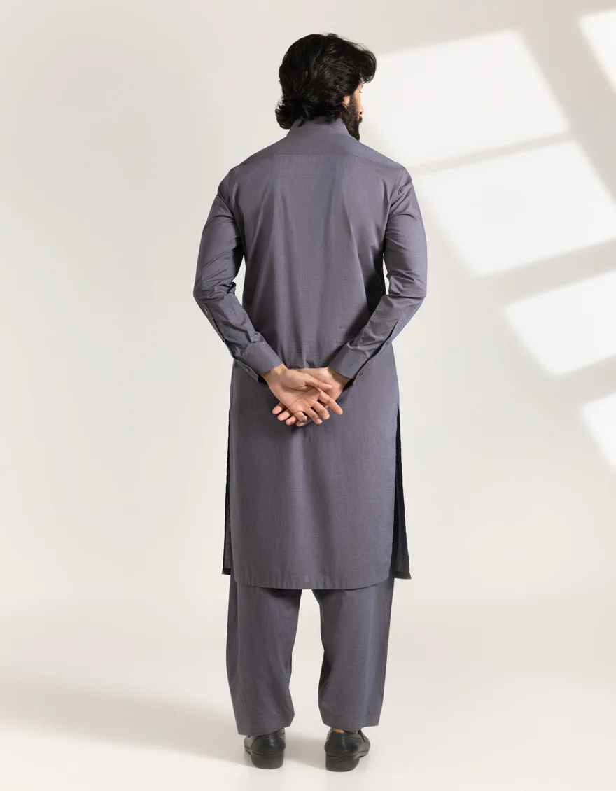 PURPLE COTTON KAMEEZ SHALWAR | JJKS-A-33476/S25/JJ9747-CL - Image 3