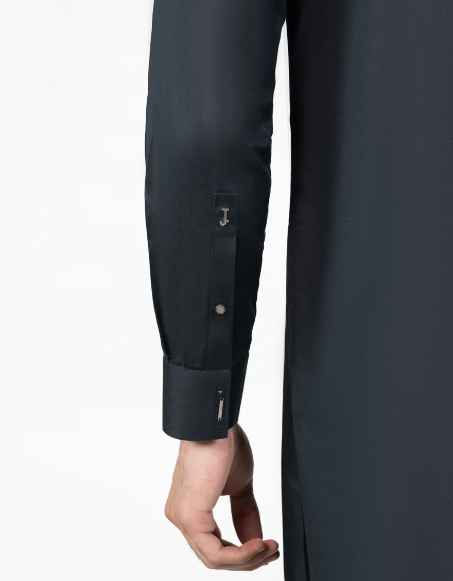 BLACK COTTON KAMEEZ SHALWAR | JJKS-A-33481/S25/JJ9833-CL - Image 5