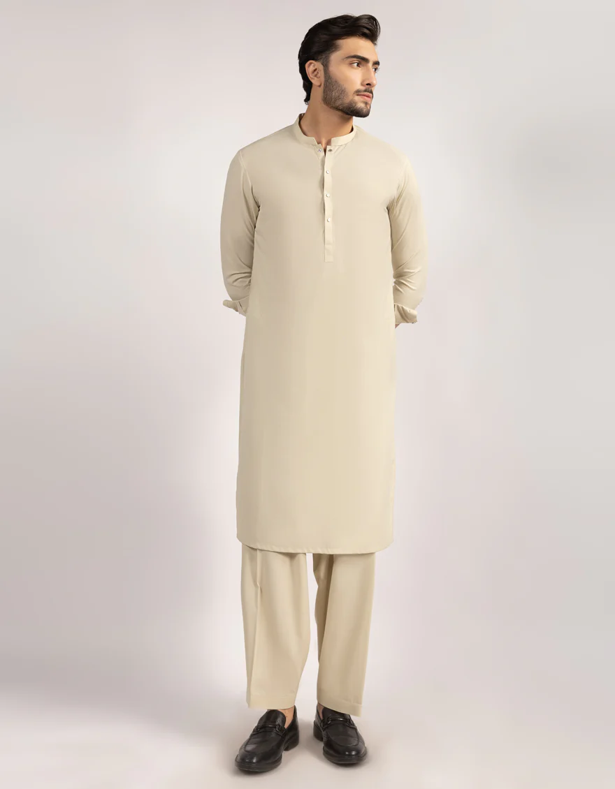 FAWN BLENDED KAMEEZ SHALWAR | JJKS-A-33579/S25/JJ10237-CL - Image 3