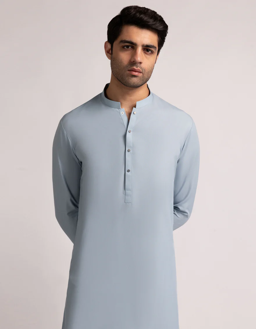 SKY BLUE KAMEEZ SHALWAR | JJKS-A-33649/S25/JJ9817-PN - Image 2