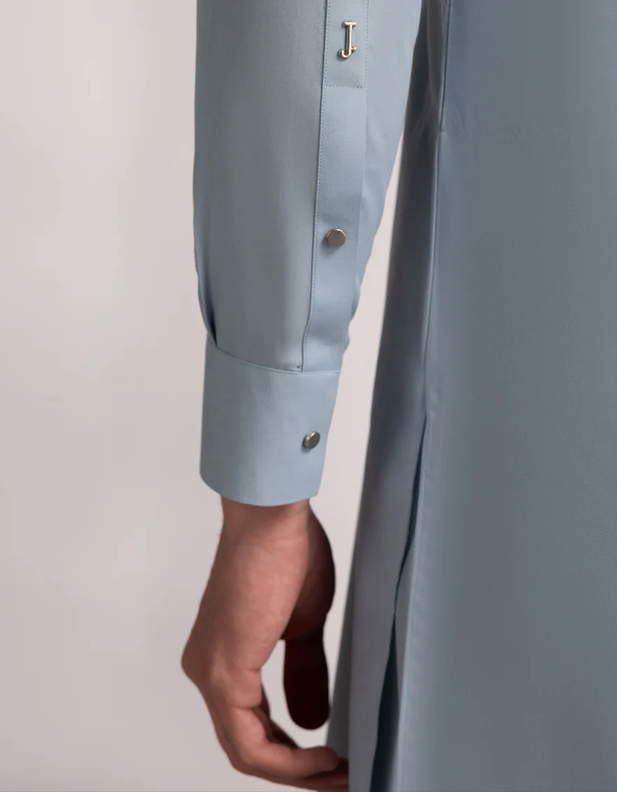 SKY BLUE KAMEEZ SHALWAR | JJKS-A-33649/S25/JJ9817-PN - Image 4