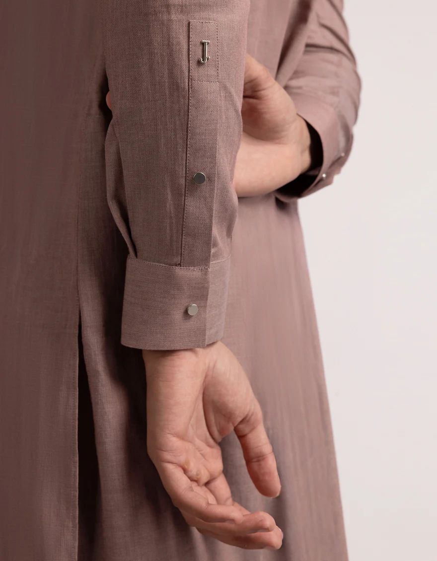 DEEP MAROON COTTON KAMEEZ SHALWAR | JJKS-A-33659/S25/JJ9761-PN - Image 3