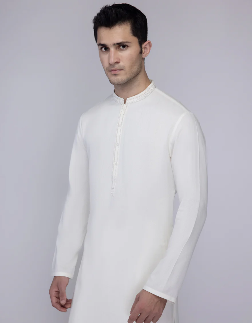 CREAM BLENDED KAMEEZ SHALWAR | JJKS-A-50032/S25/JJ9897-FL - Image 3