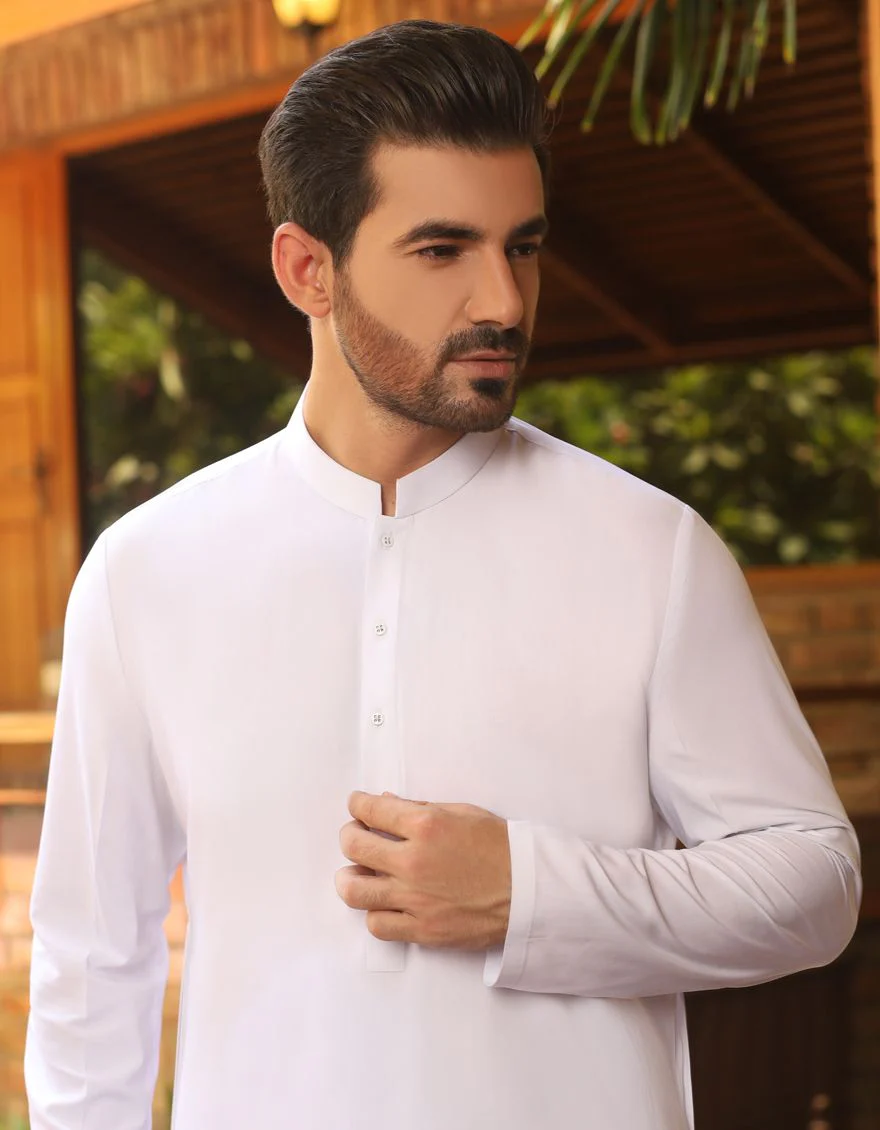 WHITE KAMEEZ SHALWAR | JJKS-A-US-30728-R8-AP/S21/JJ6884 - Image 2