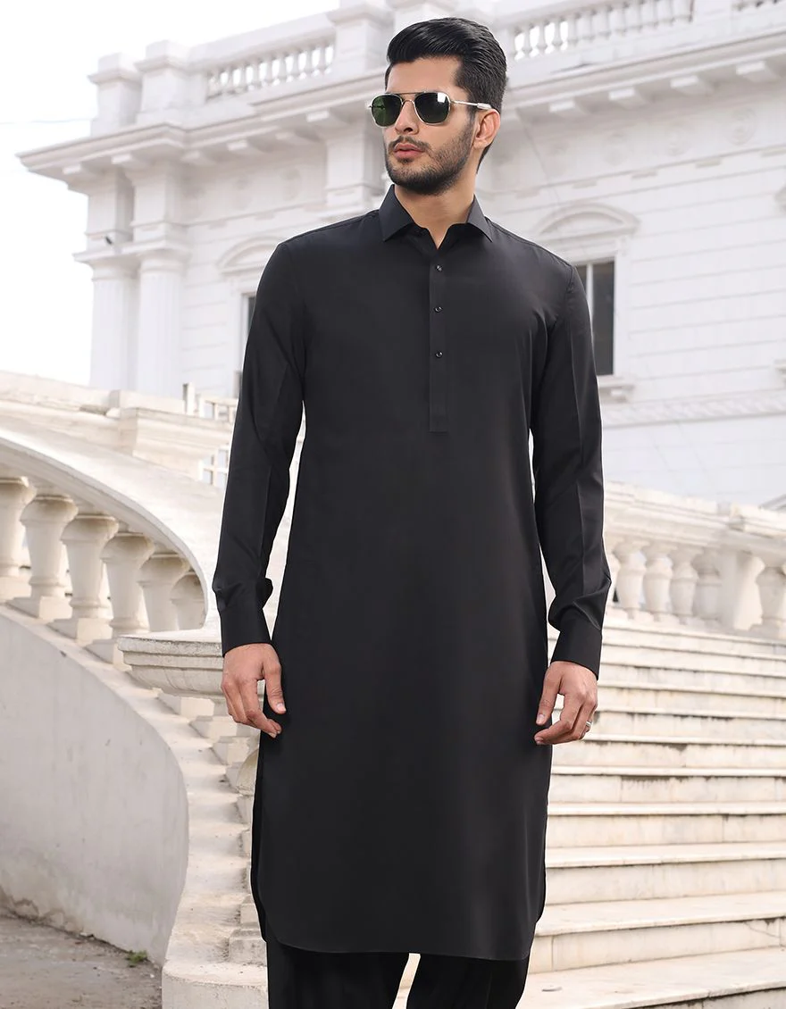 BLACK KAMEEZ SHALWAR | JJKS-A-US-30729-R8-AP/S21/JJ7216 - Image 3