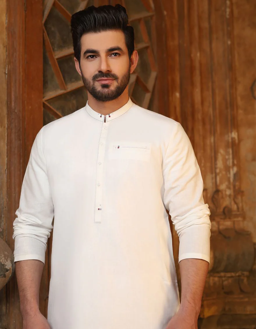 MILKY WHITE KAMEEZ SHALWAR | JJKS-A-US-31154/S21/JJ6949 - Image 2
