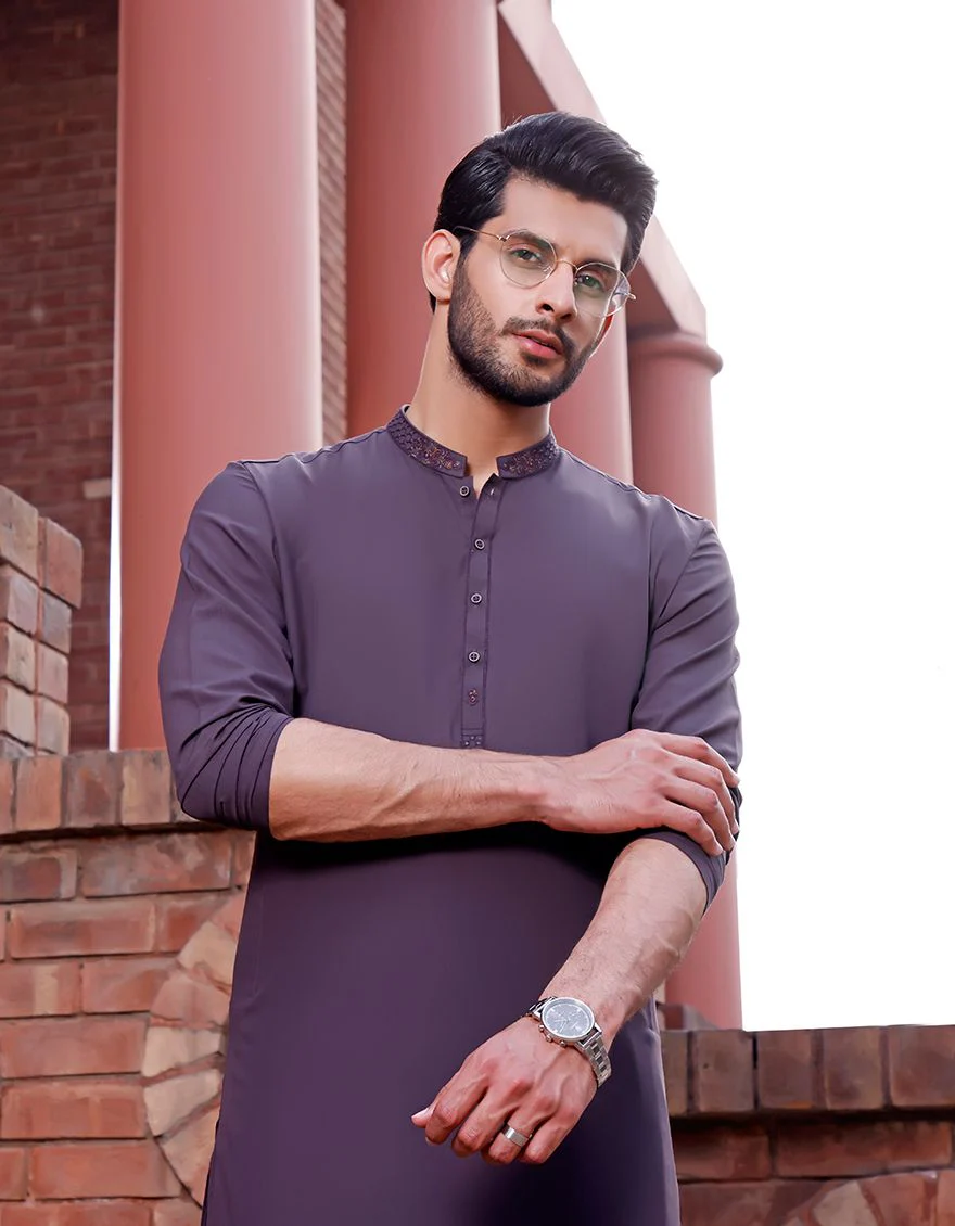 DARK PURPLE KAMEEZ SHALWAR | JJKS-A-US-33301/S21/JJ7360-SF - Image 3
