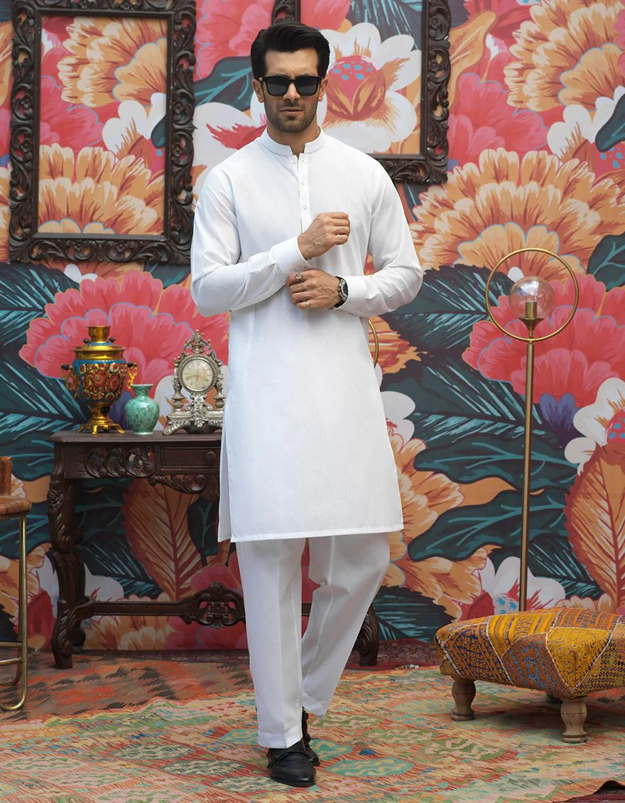 WHITE KAMEEZ SHALWAR | JJKS-A-US-33337/S21/JJ6732